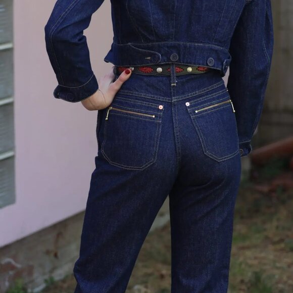 Freddie's of Pinewood Soo Z Q Jeans Size 34 Selvedge 1950s Style Vintage - Picture 2 of 7